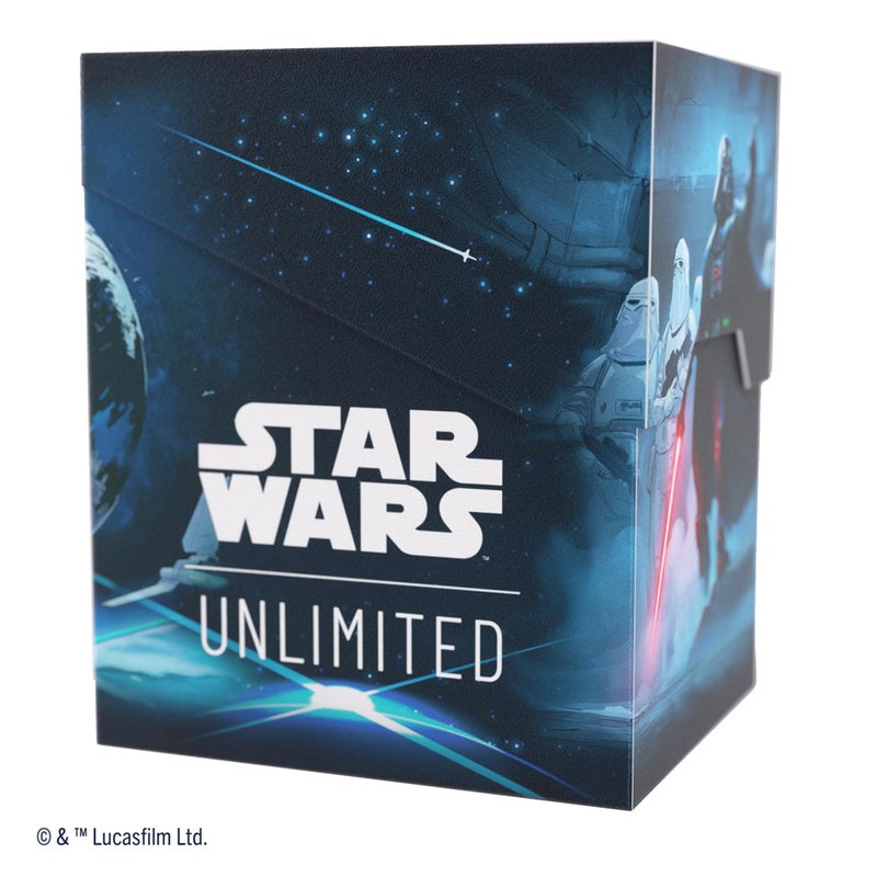 Gamegenic Star Wars Unlimited SOFT CRATE - Full-Color Printed & Officially Licensed Durable Deck Box, Holds 60 Double-Sleeved Cards, Perfect for TCGs and LCGs, Darth Vader Design, Made - Image 3